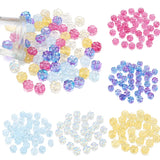 50pcs Clover Lampwork Beads Glass Beads for Jewelry Making