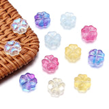 50pcs Clover Lampwork Beads Glass Beads for Jewelry Making