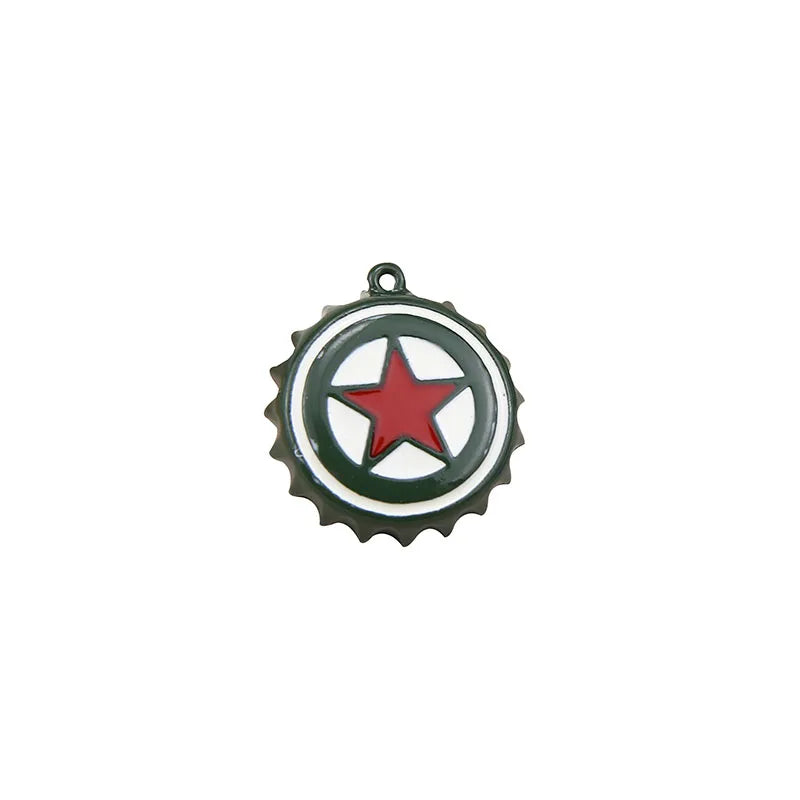 50pcs Coke Cap/Pentagram Pendants DIY Earrings/Necklace/Bracelet Charms