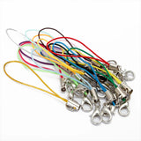 50pcs Colorful Cell Phone Lanyard Strap With Lobster Clasp Keychain Cords