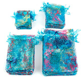 50pcs Colorful Organza Bags Wedding Favor Pouches