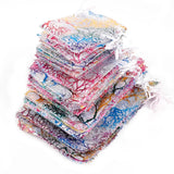 50pcs Colorful Organza Bags Wedding Favor Pouches