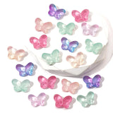 50pcs Copper Insect Charms Crystal Butterfly Pendants DIY Earrings Necklaces