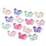 50pcs Copper Insect Charms Crystal Butterfly Pendants DIY Earrings Necklaces