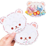 50pcs Headband Hair Bands Display Paper Cards for DIY Jewelry Packaging