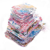 50pcs Organza Pouches Drawstring Jewelry Packaging Bags Wedding Party Gift Bags