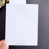 50pcs Jewelry Display Cards Paper Card Storage Tags Lab