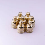 50pcs/lot Tassel Caps Beads Necklace Leather Cord Crimps for Jewelry Making