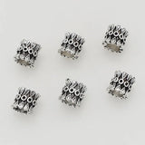 50pcs Big Hole Barrel Spacer Beads for DIY Jewelry Accessories