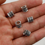 50pcs Big Hole Barrel Spacer Beads for DIY Jewelry Accessories