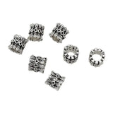 50pcs Big Hole Barrel Spacer Beads for DIY Jewelry Accessories