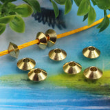 50pcs Brass Loose Beads Bracelets Spacer DIY Buddha Prayer Jewelry Making