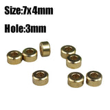 50pcs Brass Loose Beads Bracelets Spacer DIY Buddha Prayer Jewelry Making