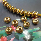 50pcs Brass Loose Beads Bracelets Spacer DIY Buddha Prayer Jewelry Making