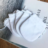 50pcs Flannel Bag Pouch Bead Charm Bracelet Europe Jewelry Gift Bags