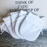 50pcs Flannel Bag Pouch Bead Charm Bracelet Europe Jewelry Gift Bags