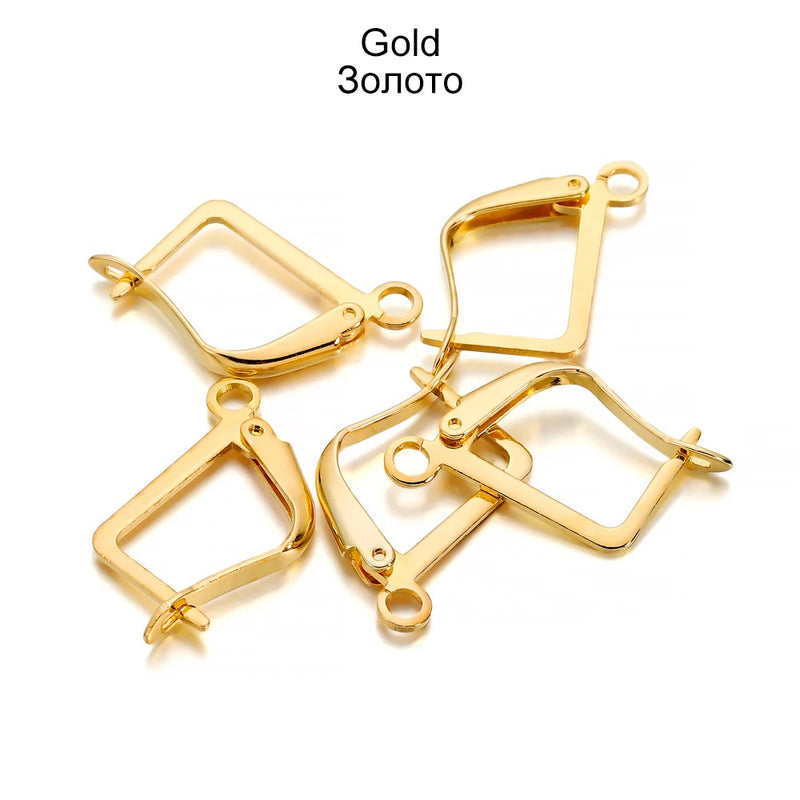 50pcs French Earring Hooks Lever Back for DIY Earrings