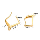 50pcs French Earring Hooks Lever Back for DIY Earrings