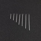 50pcs Stainless Steel Round Bar Charms For Earring DIY Jewelry Making