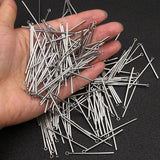 50pcs Stainless Steel Round Bar Charms For Earring DIY Jewelry Making