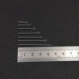 50pcs Stainless Steel Round Bar Charms For Earring DIY Jewelry Making
