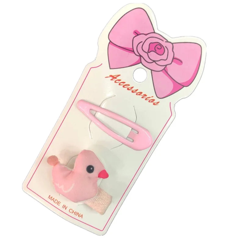 50pcs Pink Bow Tie Hairclips Display Cards for DIY Hair Jewelry Packing