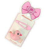 50pcs Pink Bow Tie Hairclips Display Cards for DIY Hair Jewelry Packing