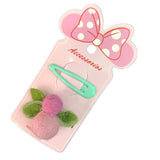 50pcs Pink Bow Tie Hairclips Display Cards for DIY Hair Jewelry Packing