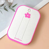 Hairclips Packing Paper Cards Barrettes Tag for DIY Hair Jewelry Display