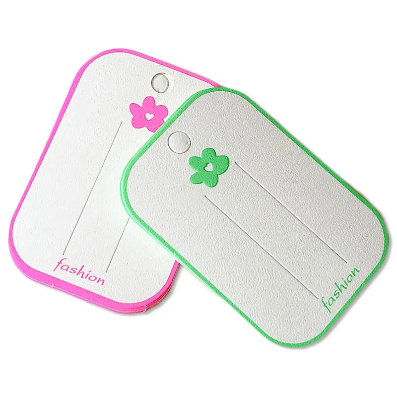 Hairclips Packing Paper Cards Barrettes Tag for DIY Hair Jewelry Display