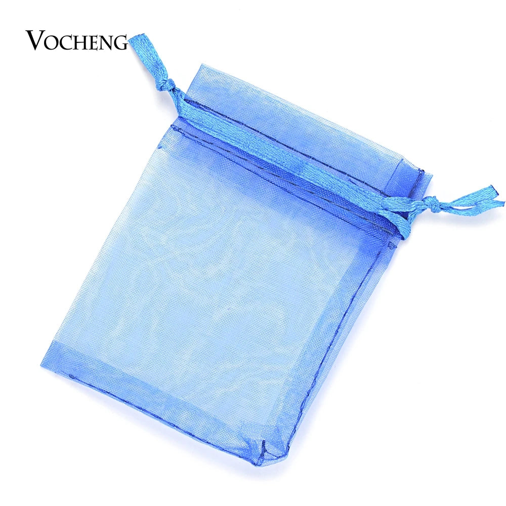 50pcs High lucency Pouches 6 colors 4 Sizes Jewelry Gift NN-662