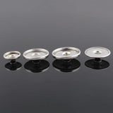 50pcs Metal Snap Buttons for Glass or Rhinestone DIY Fittings