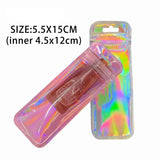 50pcs Iridescent Self Sealing Bags Ziplock Retail Packaging Bag Pouches