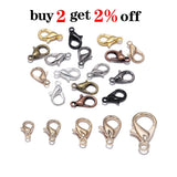 50pcs Alloy Lobster Clasp Hooks Jewelry Making DIY Supplies