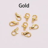50pcs Alloy Lobster Clasp Hooks Jewelry Making DIY Supplies