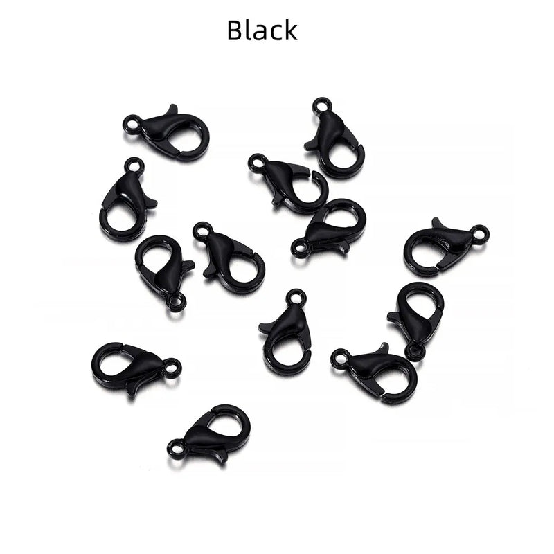 50pcs Alloy Lobster Clasp Hooks Jewelry Making DIY Supplies