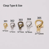 50pcs Alloy Lobster Clasp Hooks Jewelry Making DIY Supplies