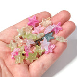 50pcs Lampwork Starfish Mixed Glass Spacer Beads For Jewelry Making DIY