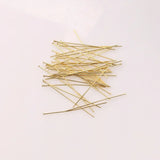 50pcs Stainless Steel T Word Head Pins Earring Bracelets Jewelry Findings Access