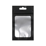 50pcs Matte Clear Window Jewelry Storage Bags 9*12cm Ziplock Pouch