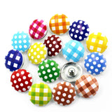 50pcs Mix Random Snap Buttons 18mm Ginger Snap Bracelet DIY Jewelry