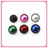 50pcs Mix Pearl Snap Buttons for 12mm Charm Bracelets DIY Jewelry