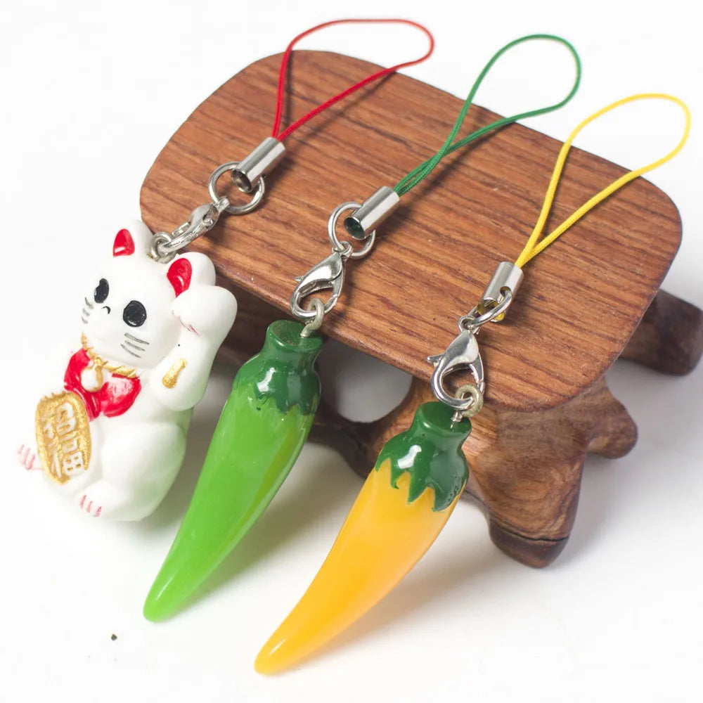 50pcs Multicolor Lobster Clasp Lanyard Strap Cord Key Ring Chain DIY Jewelry