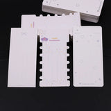 50pcs Cardboard Holder for Jewelry Headband with Multiple Card Slots