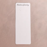 50pcs Keyrings Paper Cards for Jewelry Keychain Display