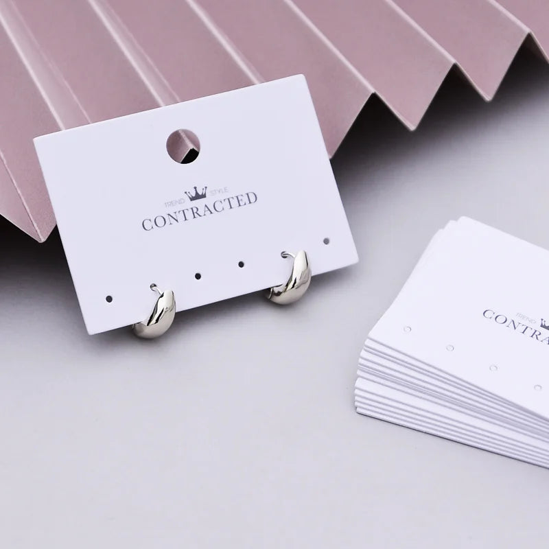 50pcs Earrings Display Cards for Accessories Packaging