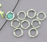 50pcs Antique Silver Heart Ring Spacer Beads 14mm Jewelry Findings UF7110