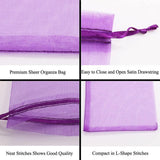 50pcs Organza Bags Drawstring Pouch for Jewelry Wedding Party Candy Bag