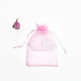 50pcs Organza Christmas Gift Bags Drawstring Jewelry Wedding Party Candy Bags