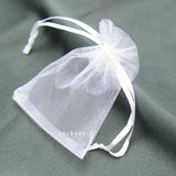 50pcs Organza Christmas Gift Bags Drawstring Jewelry Wedding Party Candy Bags